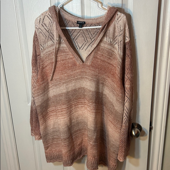 Torrid pink Space Dye Pullover Hoodie size 3X - Picture 2 of 8